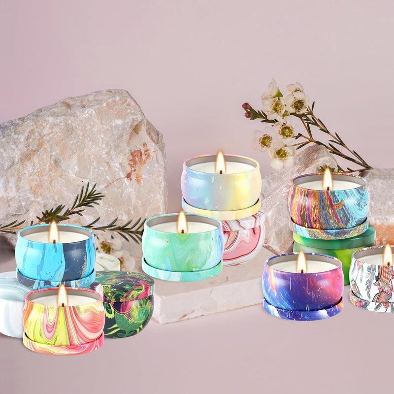WPONSZU 36 Pack Scented Candles Gift Set for Woman, Jar Candle, 2.5 oz Soy Wax Tin Candle-Ideal Gift for Travel Home Décor - Image 5